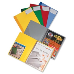 Rexel Nyrex Display Files Assorted Colours [Pack